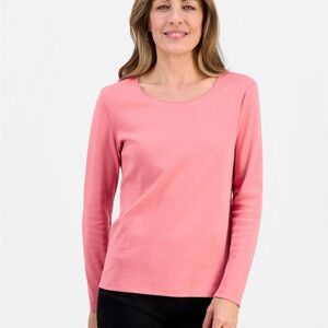 Style & Co Women's Pink Long Sleeve Brand New with Tags